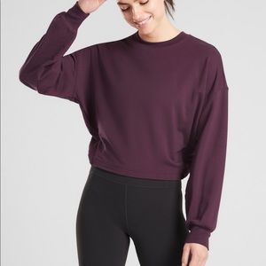 NWT Yoga Tie Back Sweatshirt
